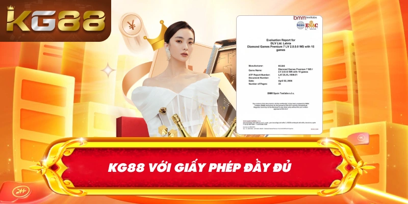 KG88 với giấy phép đầy đủ